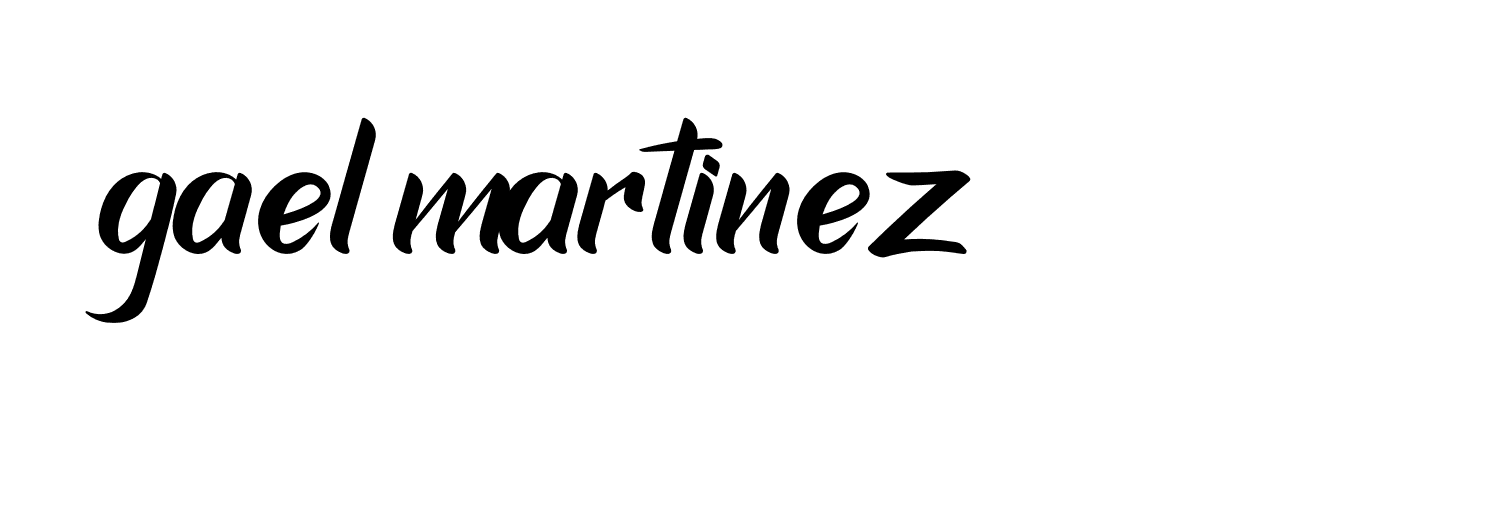 Signature of gael-martinez