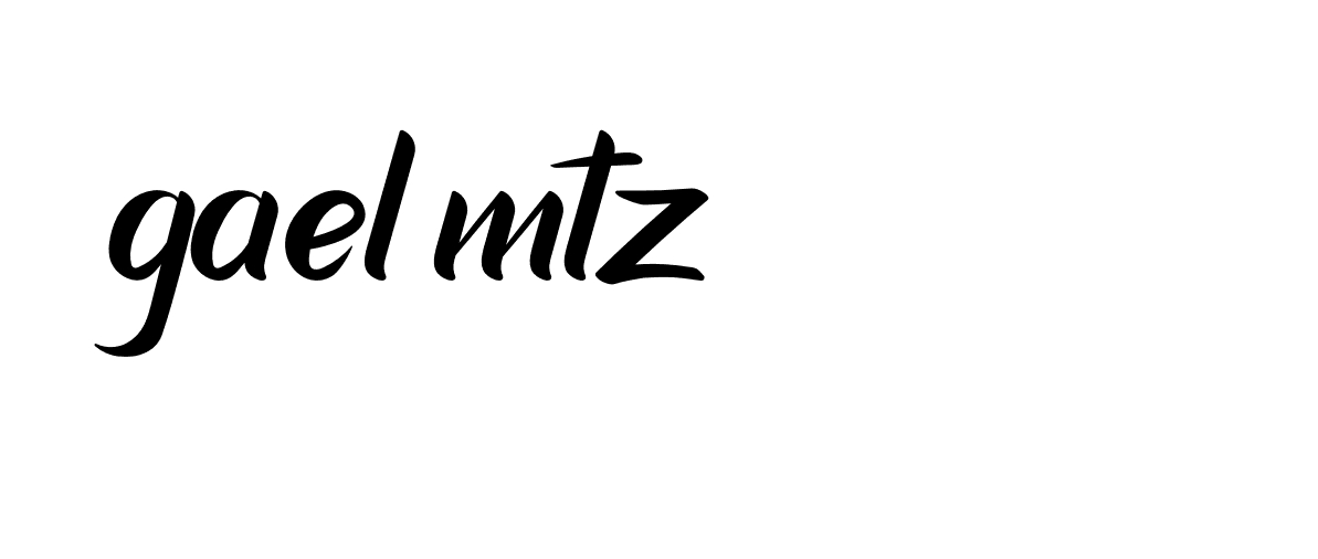 Signature of gael-mtz-