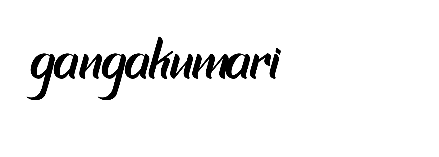 Signature of gangakumari