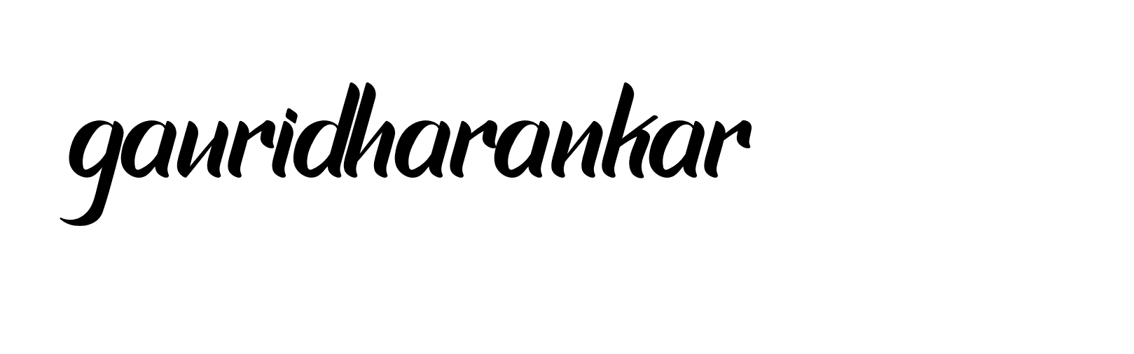 Signature of gauridharankar-