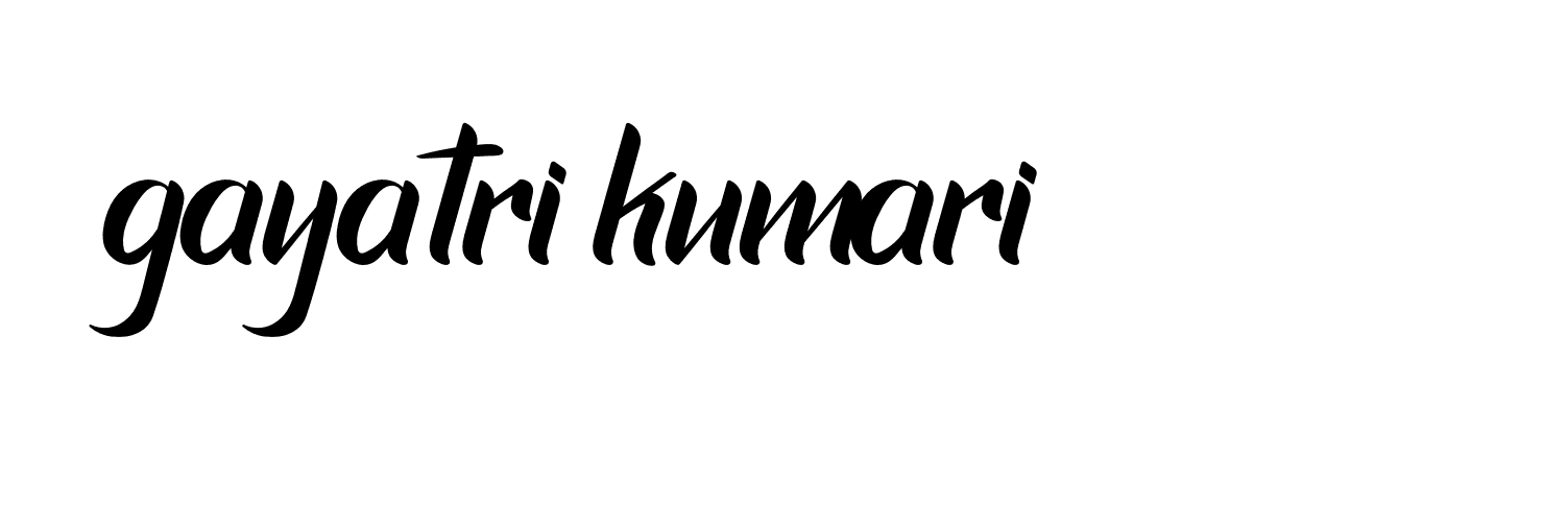 Signature of gayatri-kumari