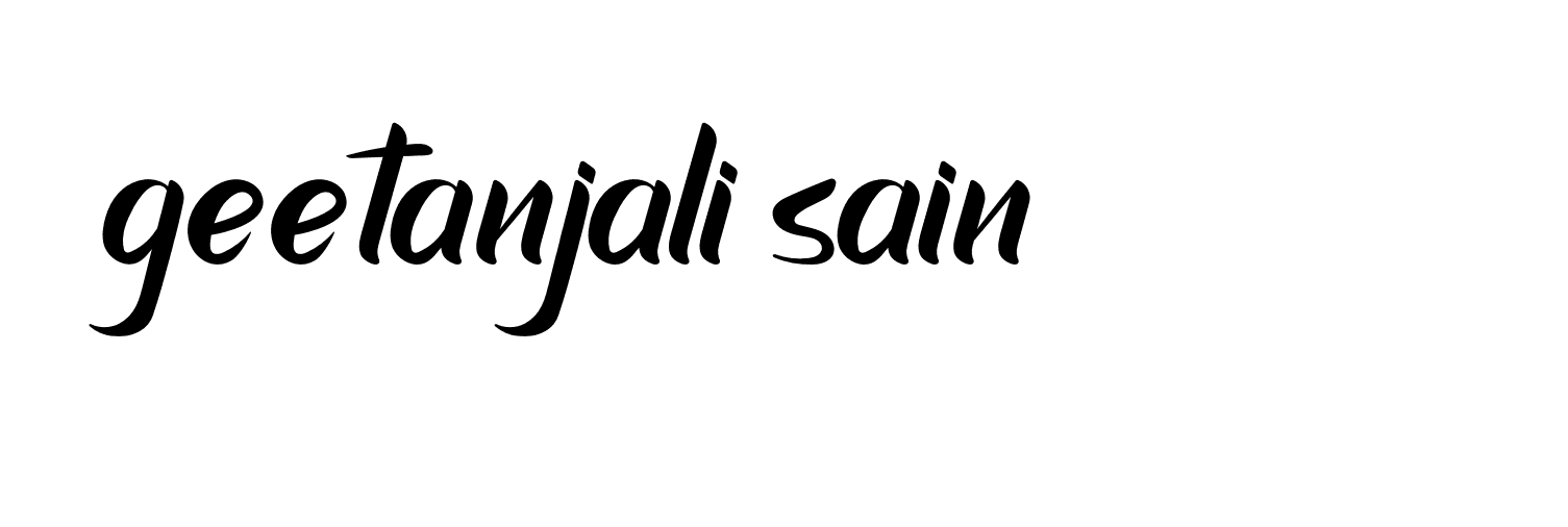 Signature of geetanjali-sain