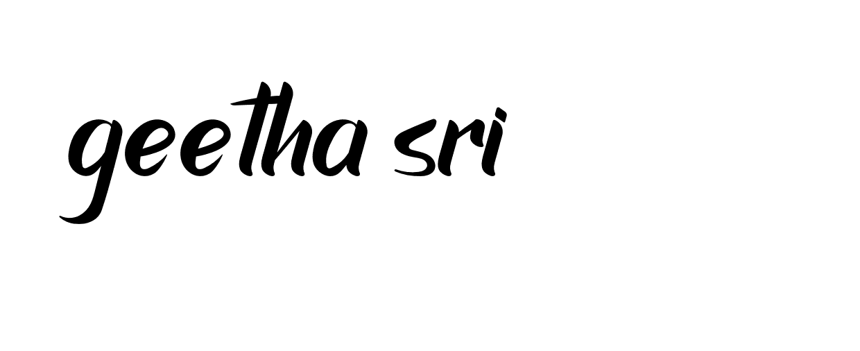 Signature of geetha-sri