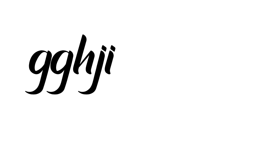 Signature of gghji