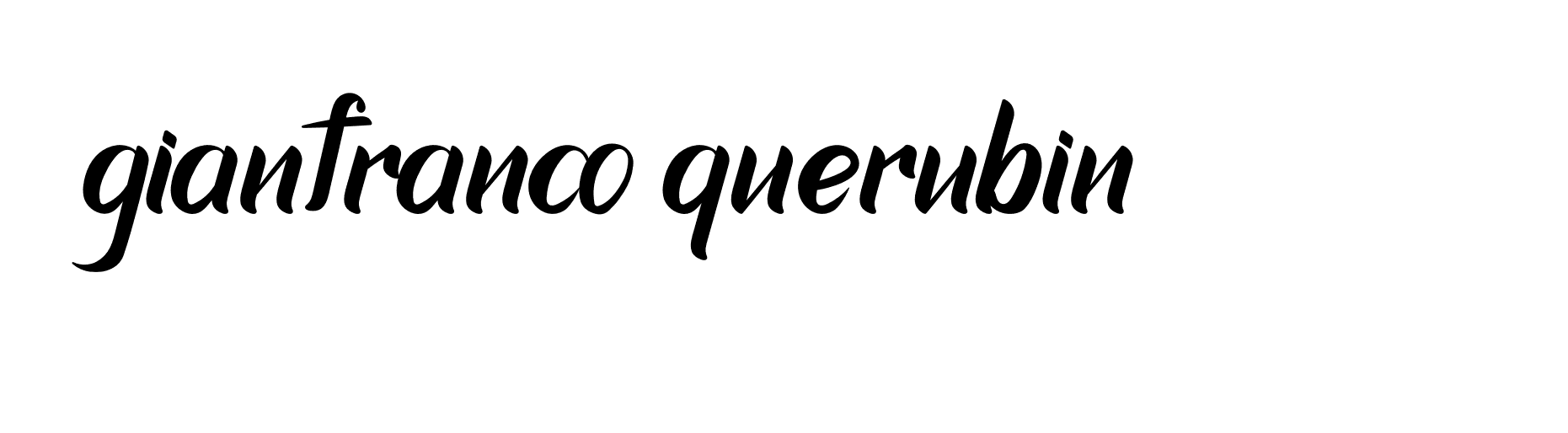 Signature of gianfranco-querubin