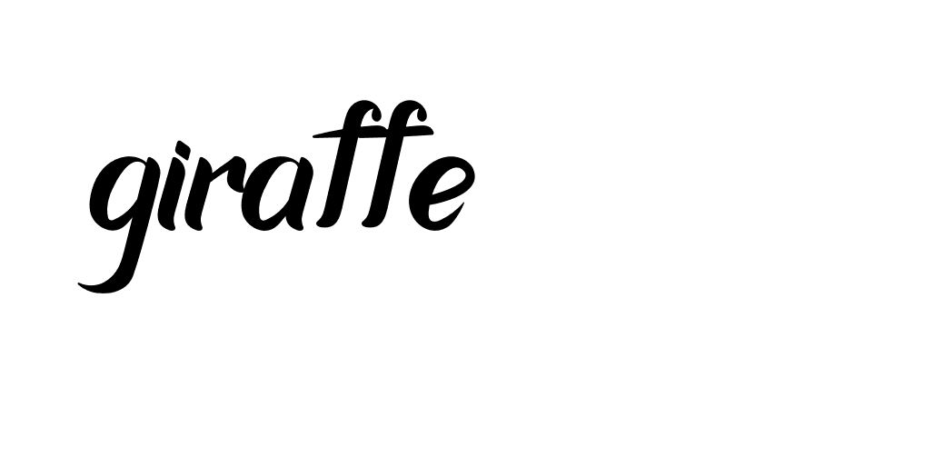 Signature of giraffe