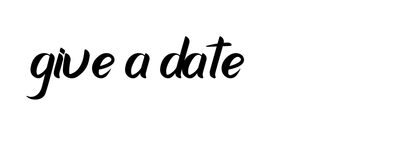 Signature of give-a-date