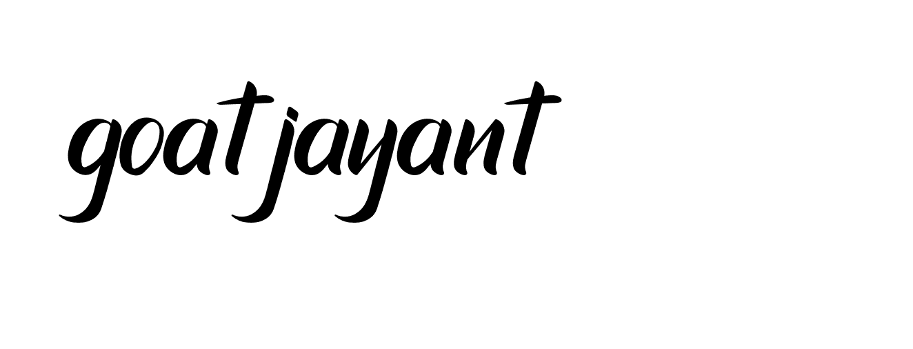 Signature of goat-jayant-