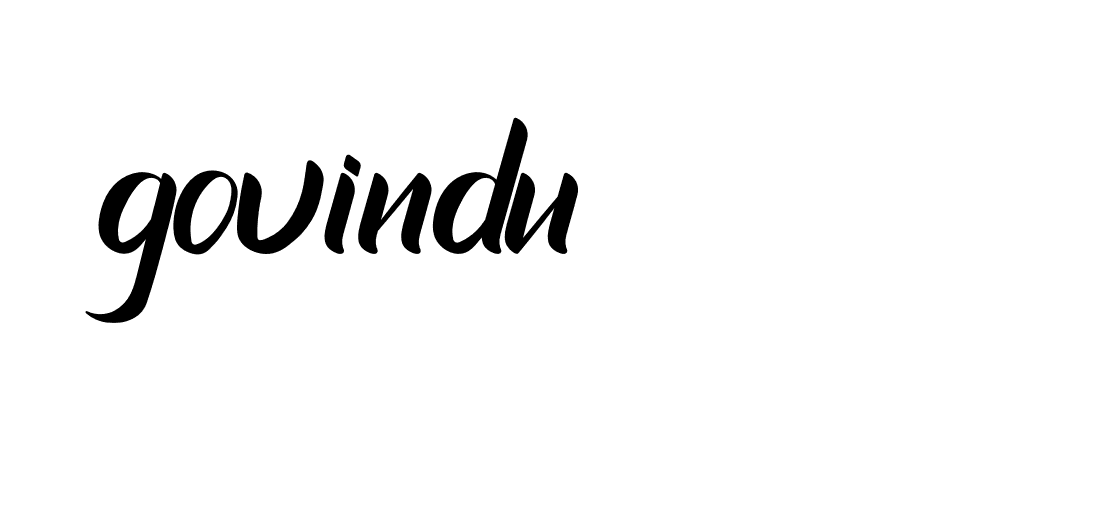 Signature of govindu