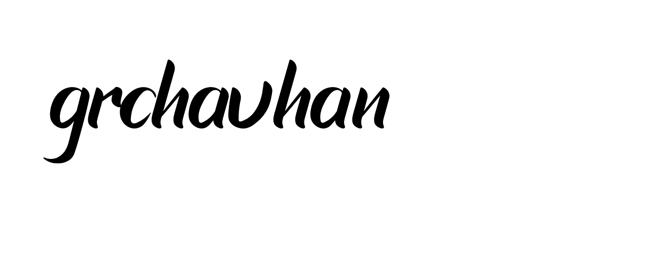 Signature of grchavhan