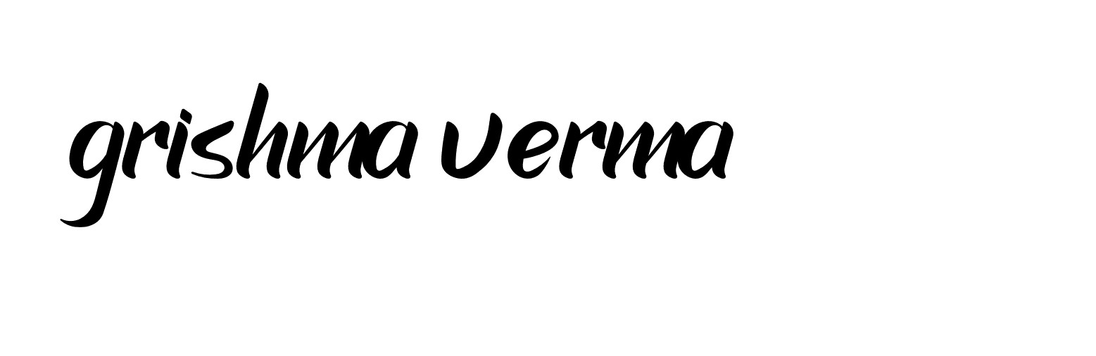 Signature of grishma-verma