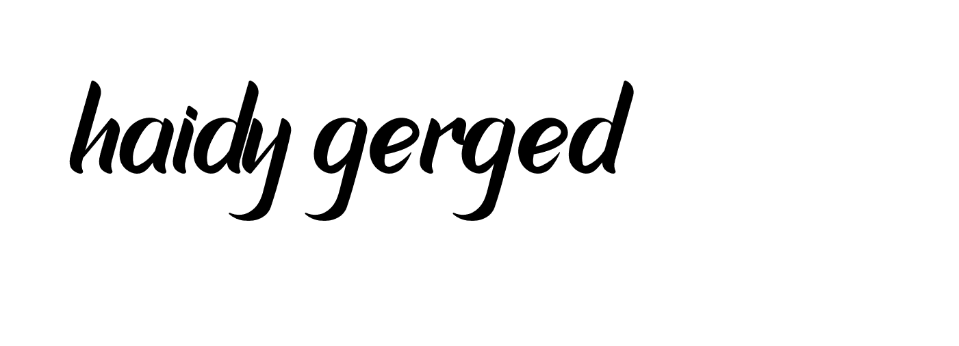 Signature of haidy-gerged