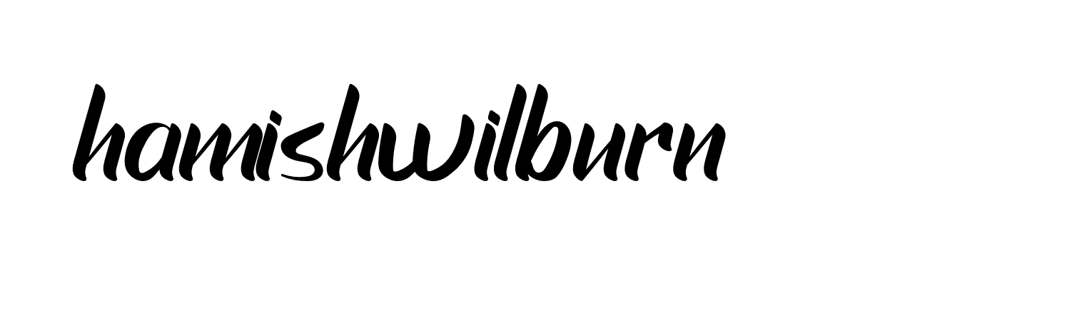 Signature of hamishwilburn