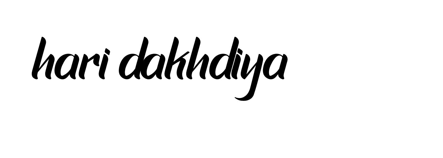 Signature of hari-dakhdiya