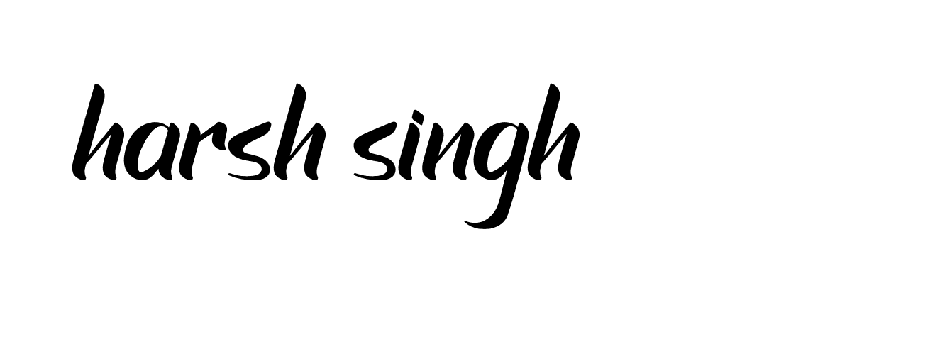 Signature of harsh-singh