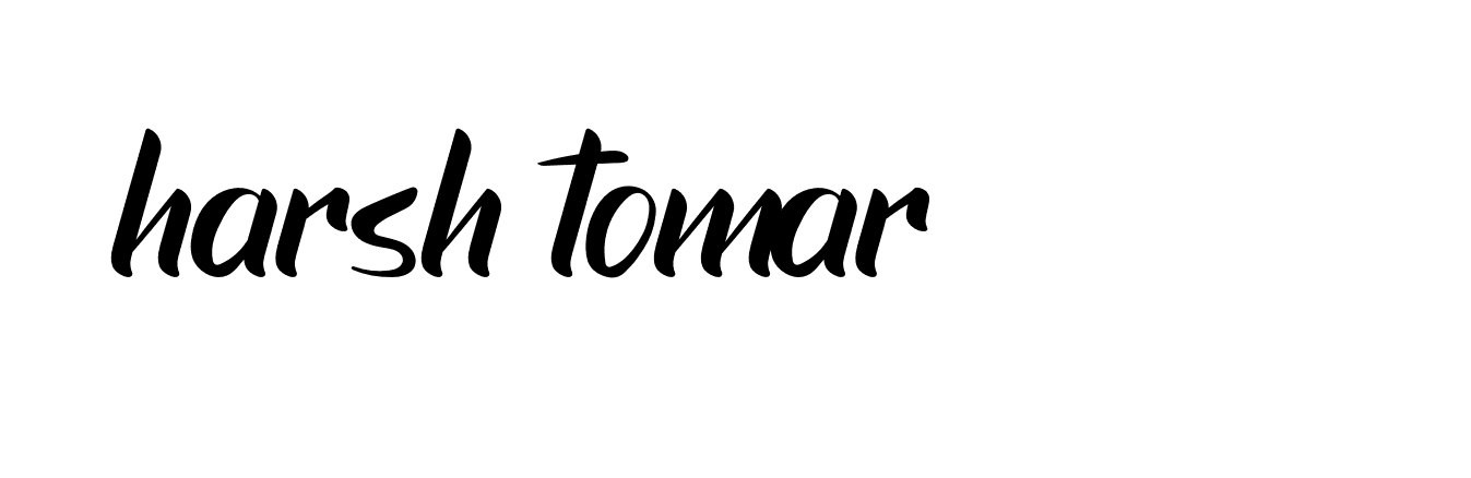 Signature of harsh-tomar