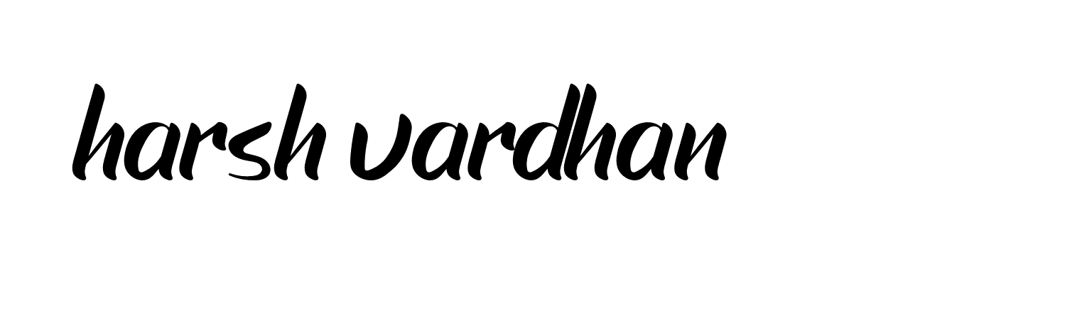 Signature of harsh-vardhan