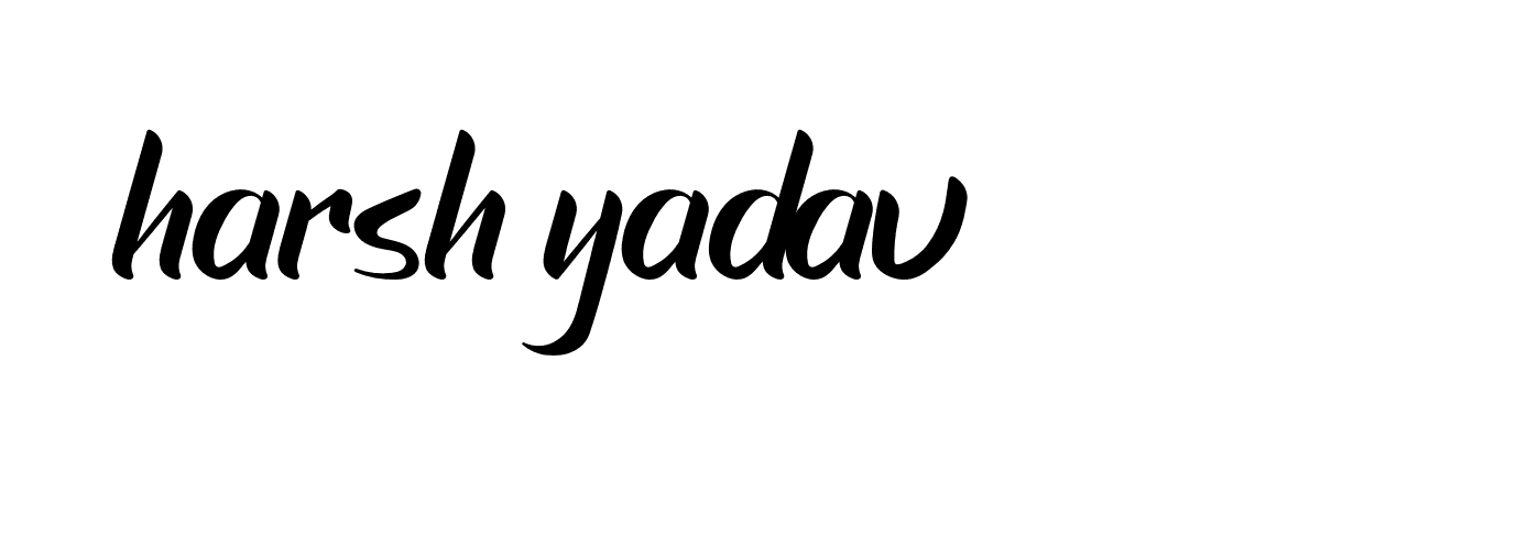 Signature of harsh-yadav