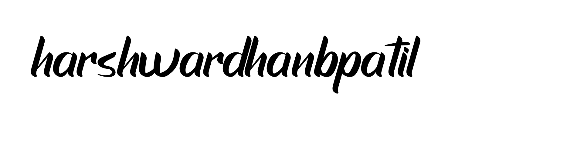 Signature of harshwardhanbpatil