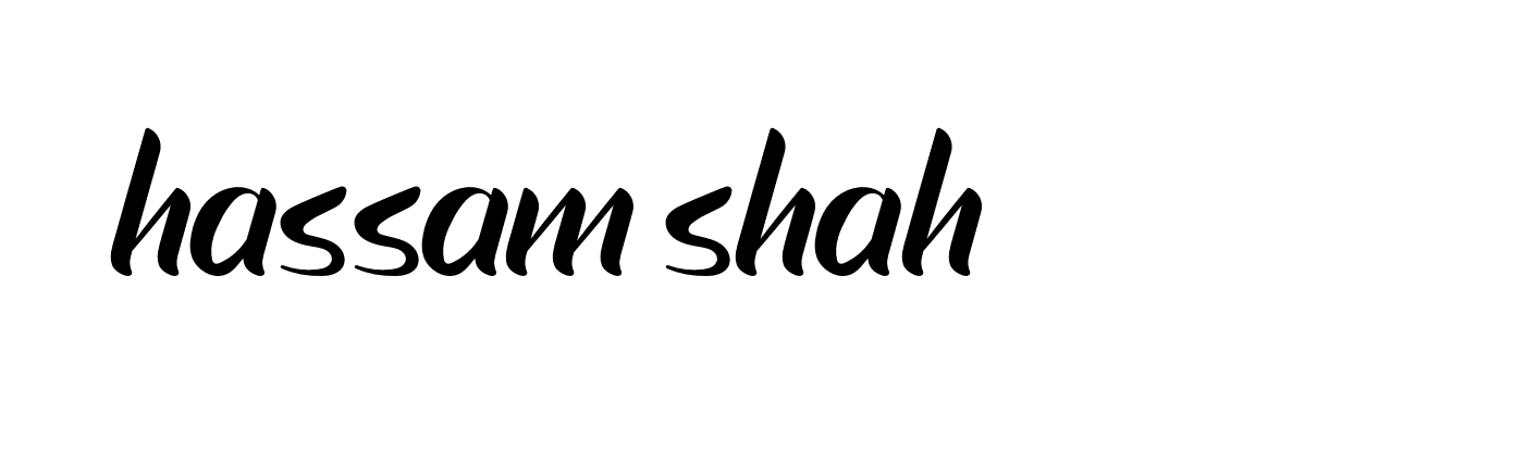 Signature of hassam-shah