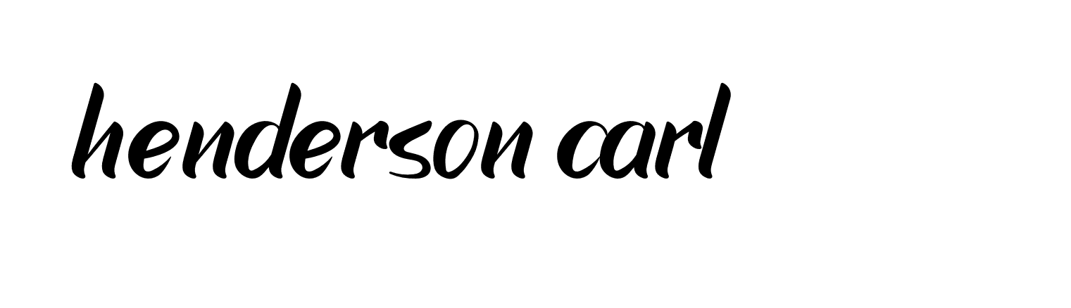 Signature of henderson-carl