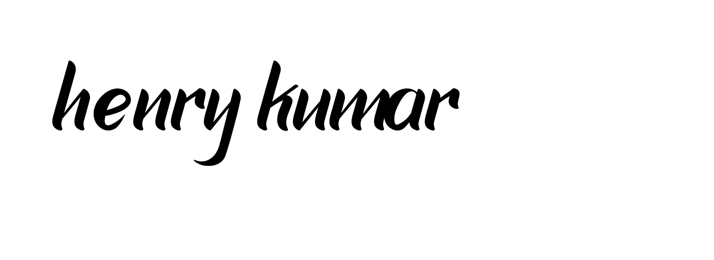 Signature of henry-kumar