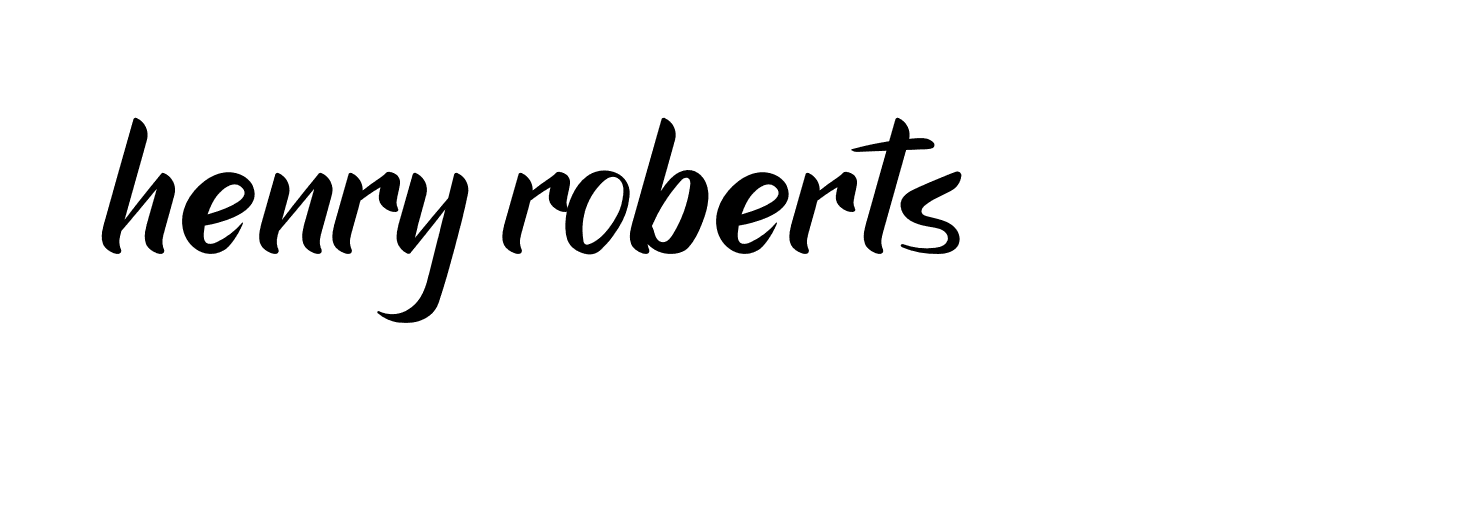 Signature of henry-roberts