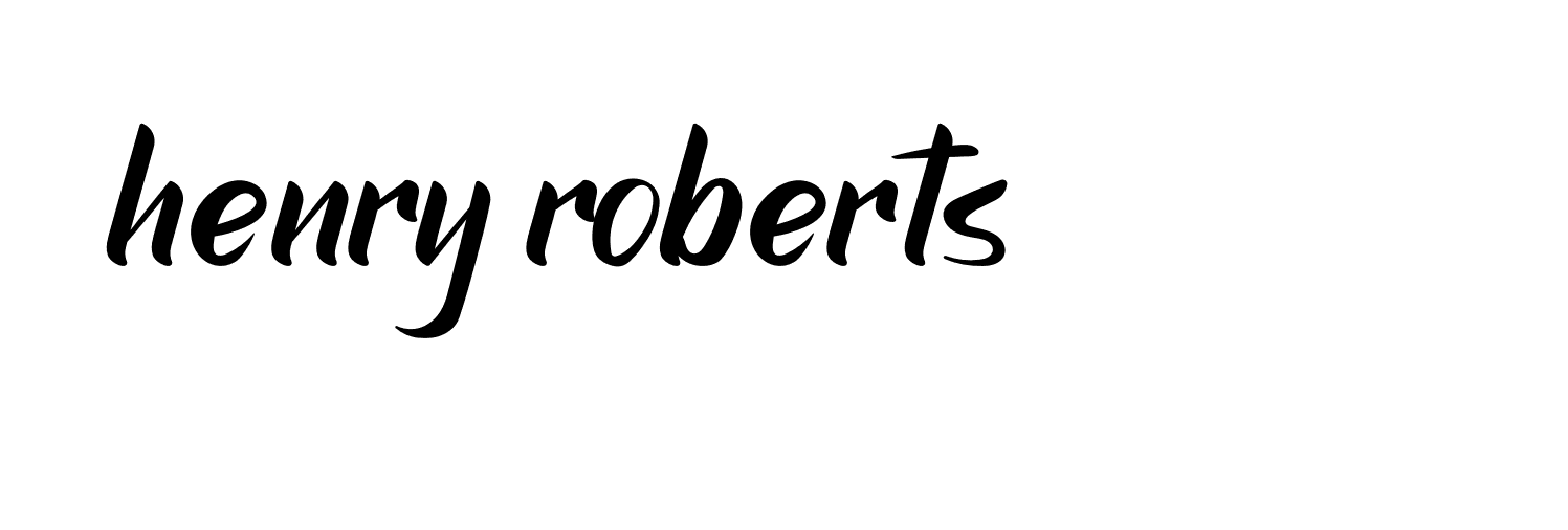 Signature of henry-roberts-