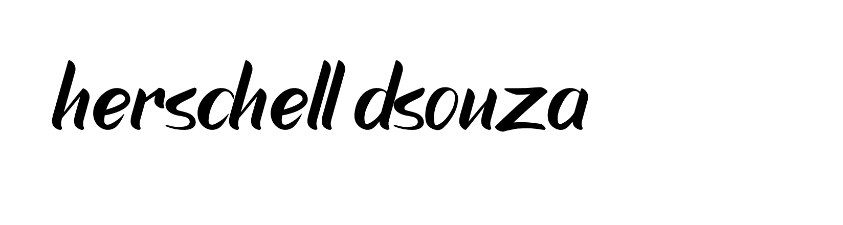 Signature of herschell-dsouza