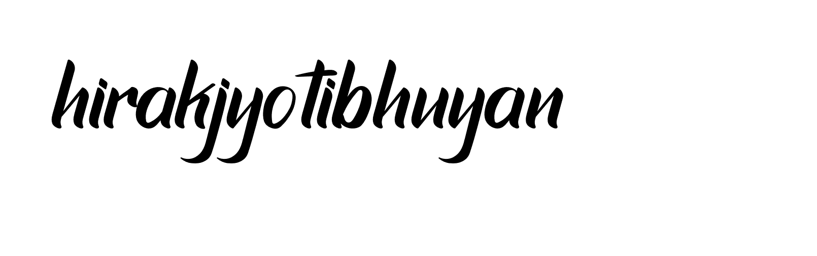 Signature of hirakjyotibhuyan