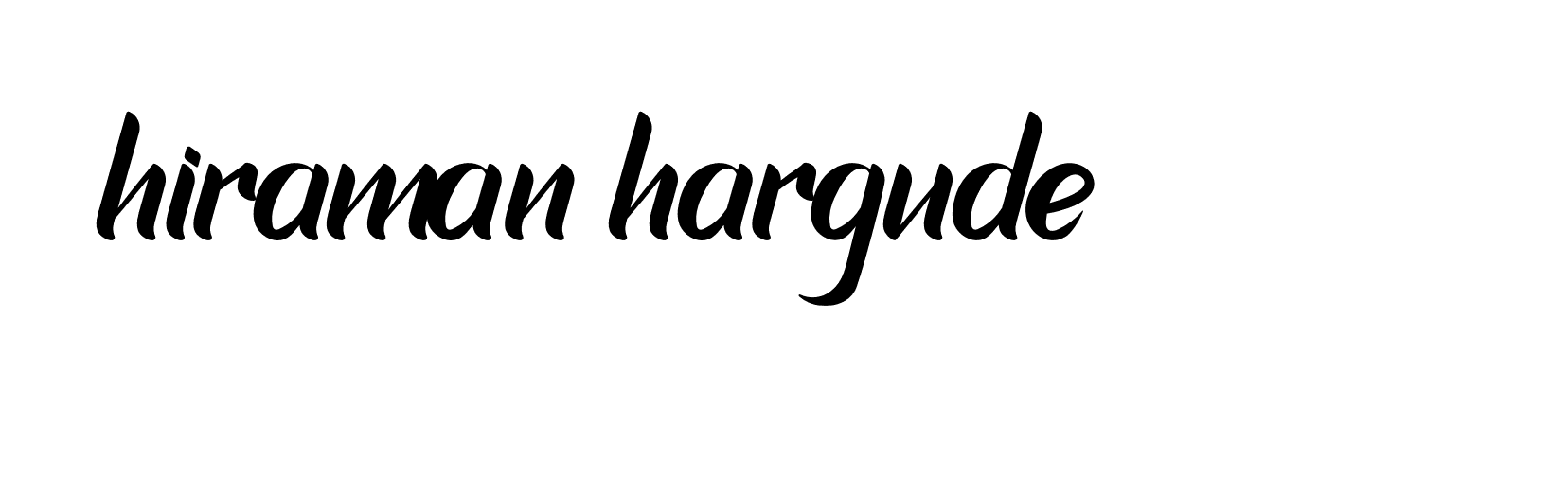 Signature of hiraman-hargude