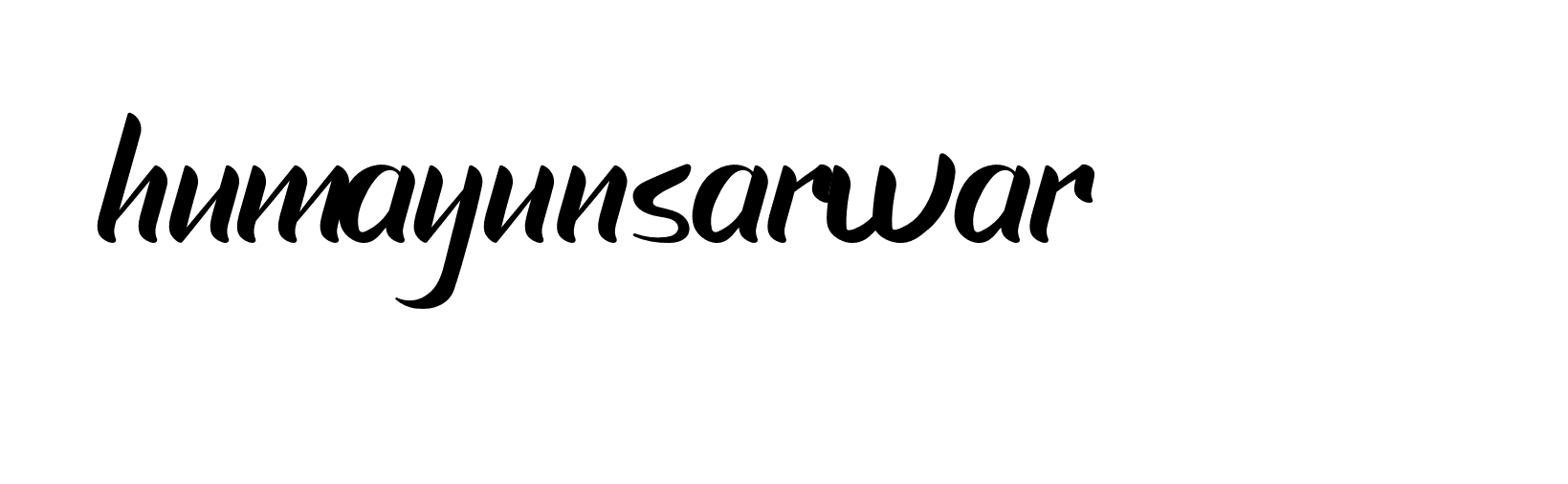 Signature of humayunsarwar