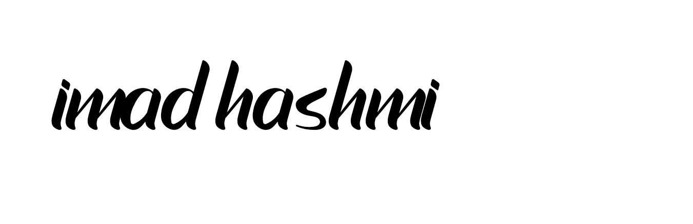 Signature of imad-hashmi