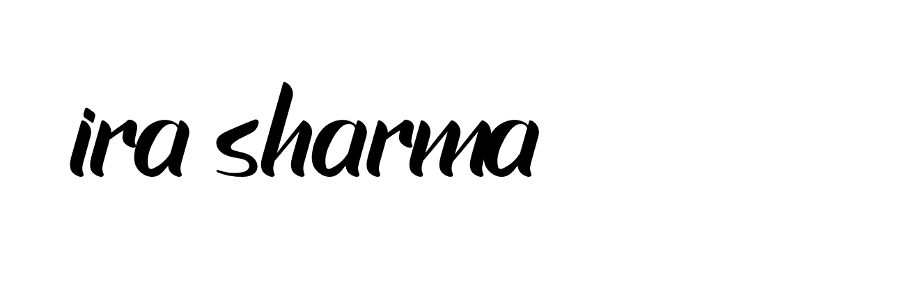 Signature of ira-sharma-