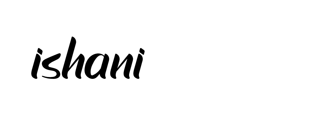 Signature of ishani-