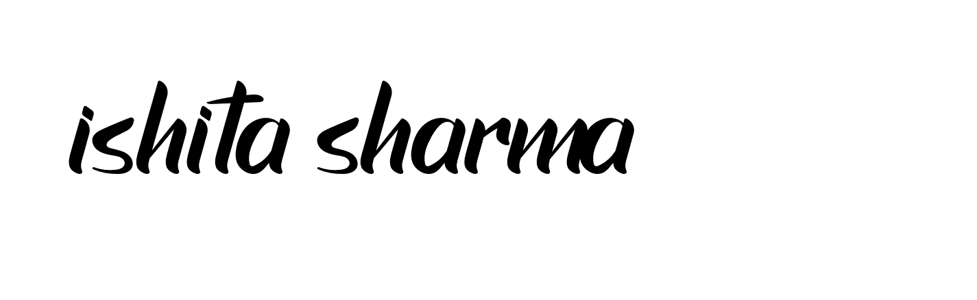 Signature of ishita-sharma