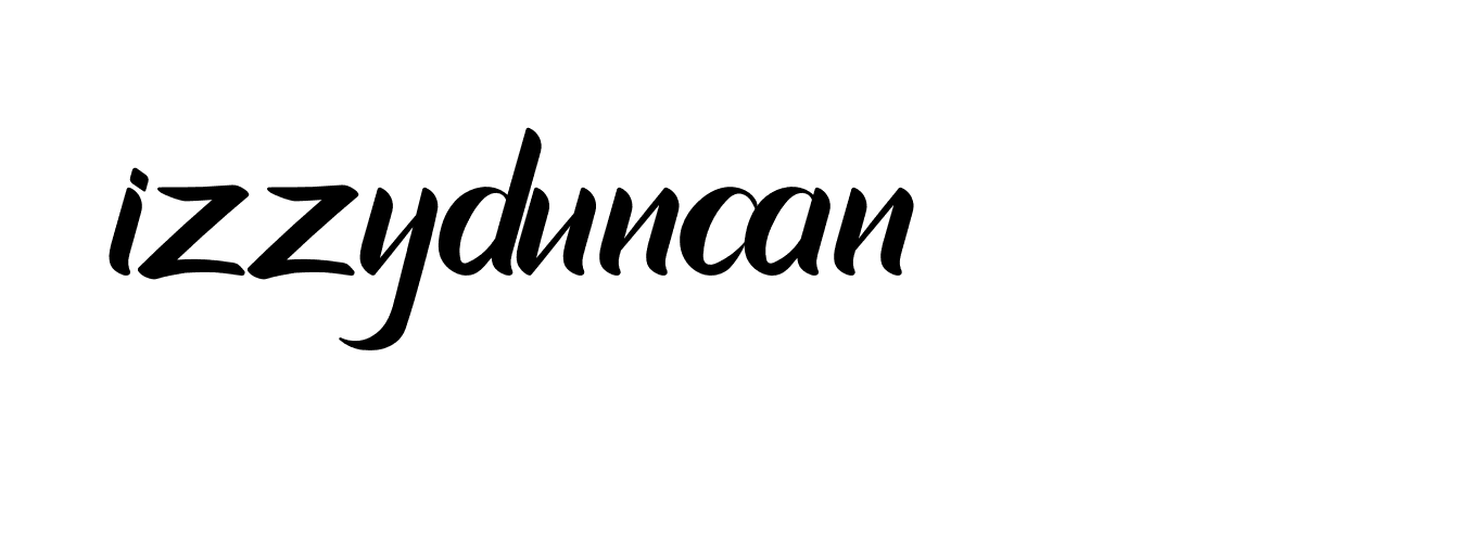 Signature of izzyduncan