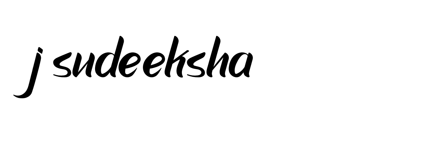 Signature of j-sudeeksha