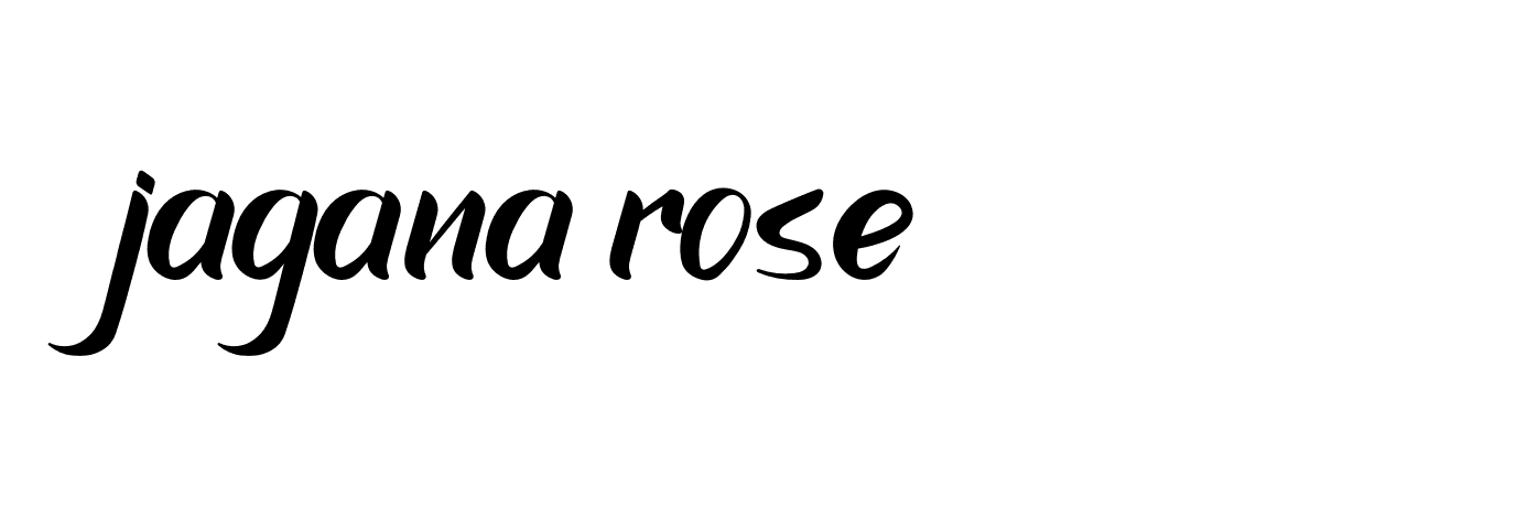 Signature of jagana-rose