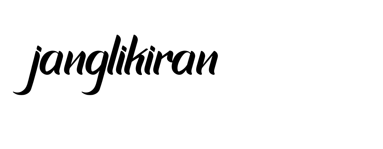 Signature of janglikiran