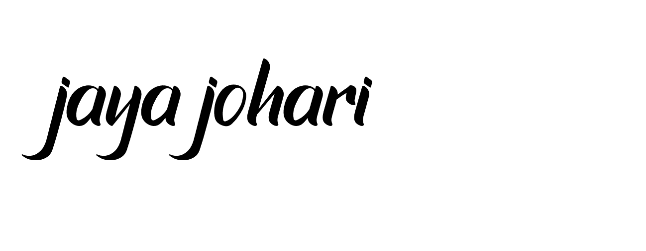 Signature of jaya-johari