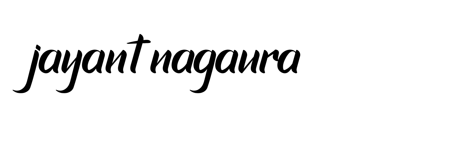 Signature of jayant-nagaura