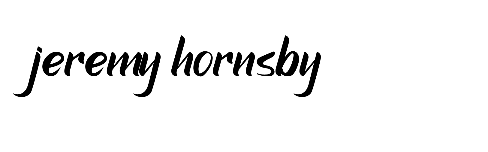 Signature of jeremy-hornsby