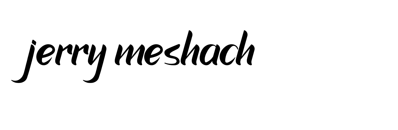 Signature of jerry-meshach