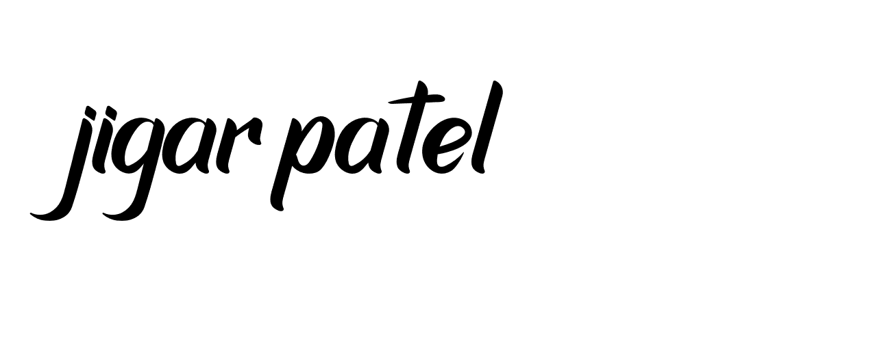 Signature of jigar-patel