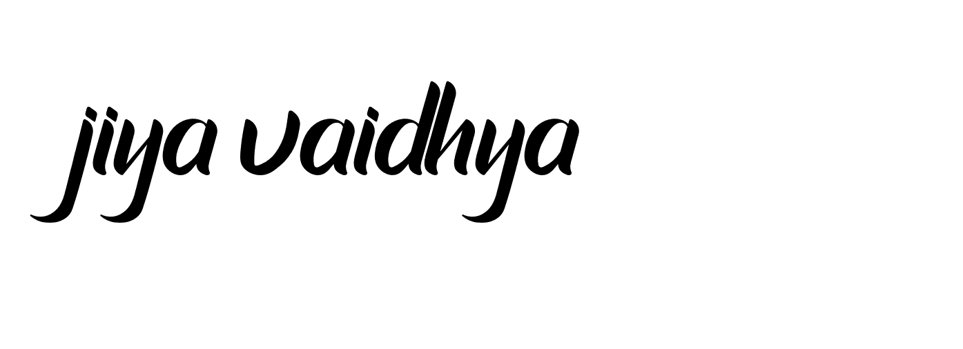 Signature of jiya-vaidhya