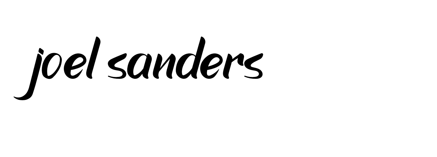 Signature of joel-sanders