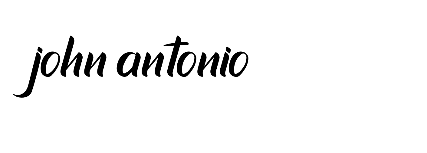 Signature of john-antonio-