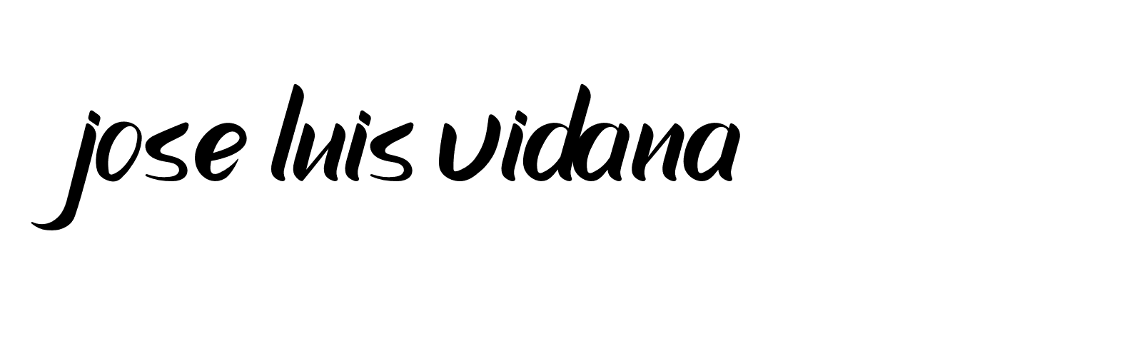 Signature of jose-luis-vidana