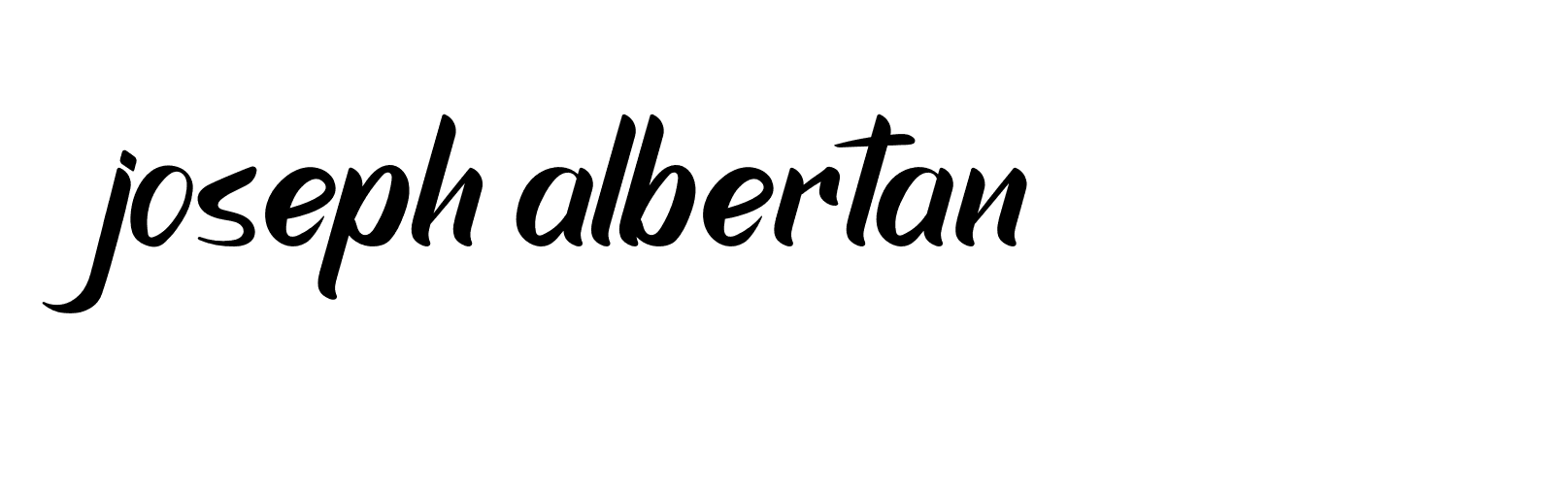 Signature of joseph-albertan